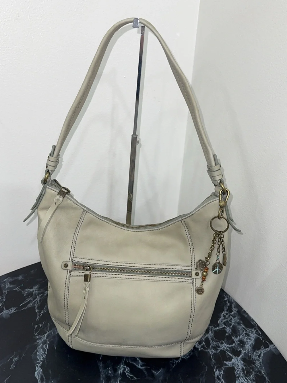 THE SAK Handbag Sequoia Hobo Leather Bag Meadow Light Green AUTHENTIC NEW